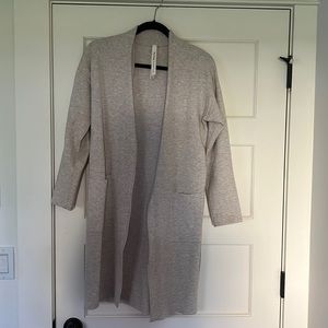 Babaton Cream Belted Cardigan Aritzia